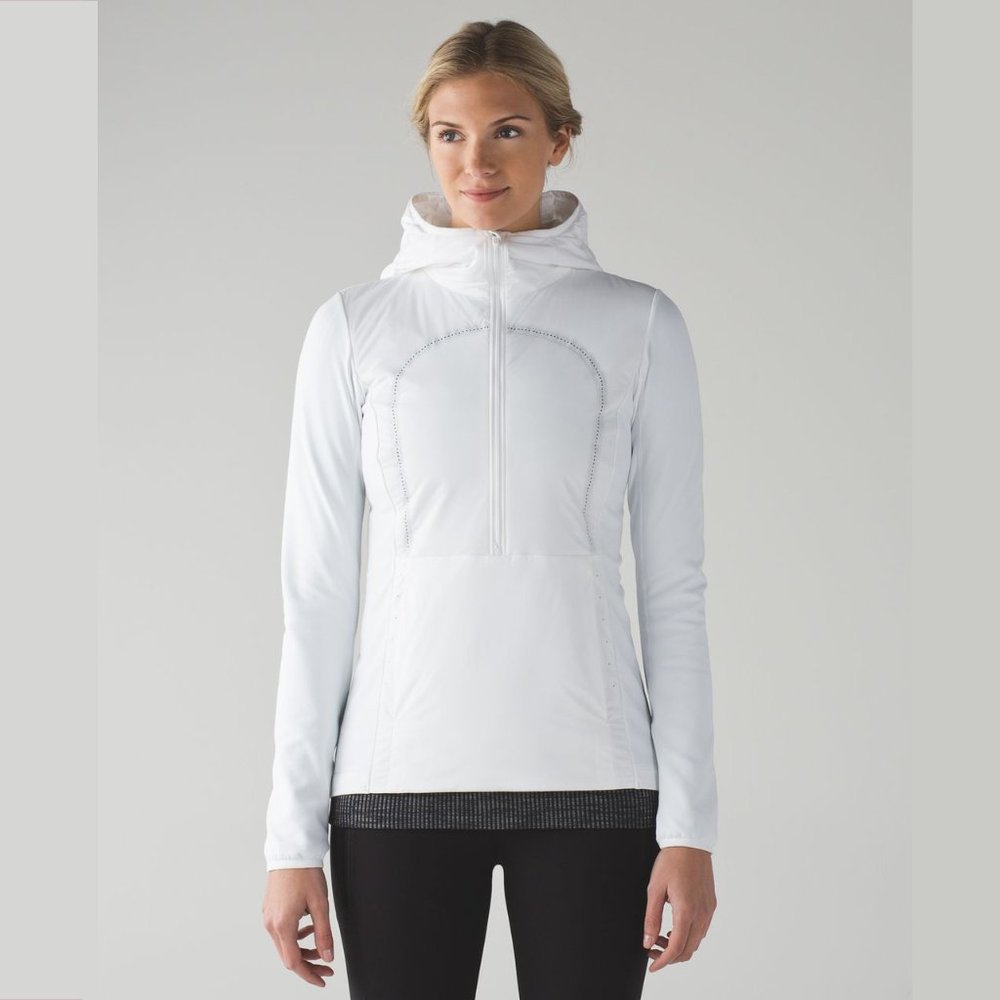 Lululemon Run For Cold Pullover Hoodie Jacket Half-Zip